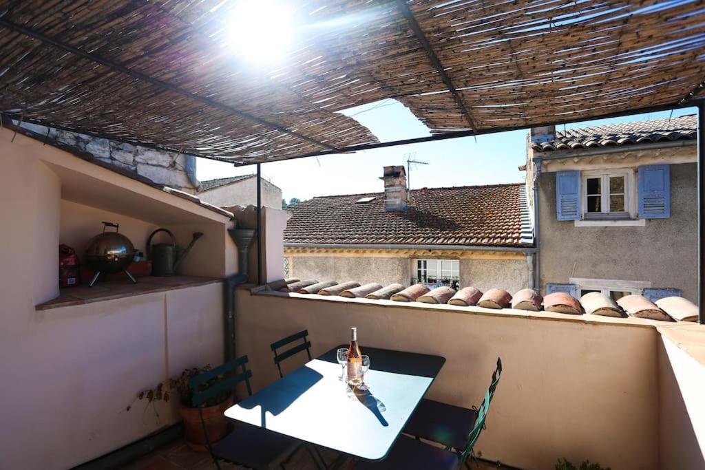 Valbonne Village House With Ac & Sunny Roof Terrace Exterior photo